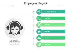 Employees buyout ppt powerpoint presentation summary designs cpb