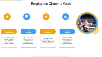 Employees Checked Work In Powerpoint And Google Slides Cpb