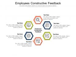 Employees constructive feedback ppt powerpoint presentation inspiration influencers cpb