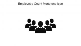 Employees Count Monotone Icon In Powerpoint Pptx Png And Editable Eps Format