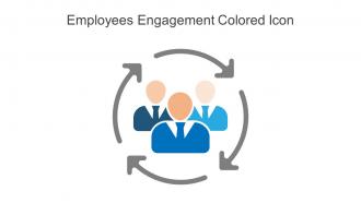 Employees Engagement Colored Icon In Powerpoint Pptx Png And Editable Eps Format