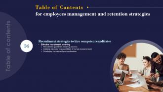 Employees Management And Retention Strategies Powerpoint Presentation Slides Graphical Slides