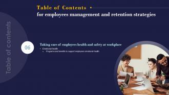Employees Management And Retention Strategies Powerpoint Presentation Slides Visual Idea
