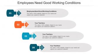 Employees Need Good Working Conditions Ppt Powerpoint Presentation Portfolio Example Cpb