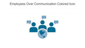 Employees Over Communication Colored Icon In Powerpoint Pptx Png And Editable Eps Format
