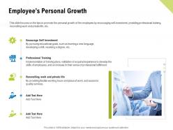 Employees personal growth professional training ppt samples
