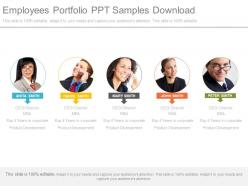 Employees portfolio ppt samples download