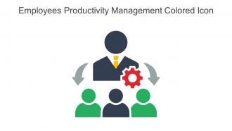 Employees Productivity Management Colored Icon In Powerpoint Pptx Png And Editable Eps Format