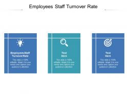 Employees staff turnover rate ppt powerpoint presentation layouts tips cpb
