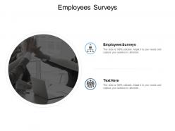 Employees surveys ppt powerpoint presentation model background cpb