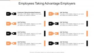 Employees Taking Advantage Employers In Powerpoint And Google Slides Cpb