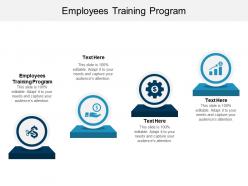 Employees training program ppt powerpoint presentation file design inspiration cpb