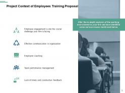 Employees training proposal powerpoint presentation slides