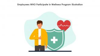 Employees WHO Participate In Wellness Program Illustration