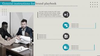 Employer Brand Playbook General Instructions For Brand Playbook