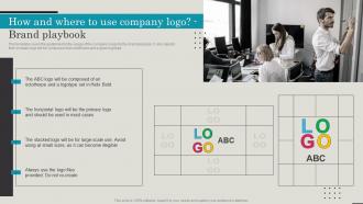 Employer Brand Playbook How And Where To Use Company Logo Brand Playbook