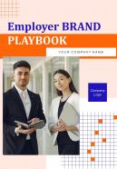 Employer Brand Playbook Report Sample Example Document
