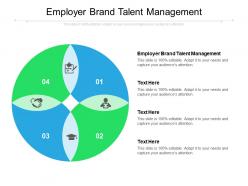 Employer brand talent management ppt powerpoint presentation pictures design ideas cpb