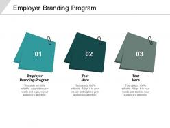 Employer branding program ppt powerpoint presentation infographics graphics example cpb