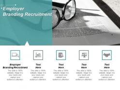 Employer branding recruitment ppt powerpoint presentation portfolio graphics cpb
