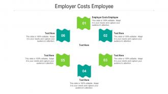 Employer costs employee ppt powerpoint presentation infographic template infographics cpb