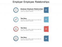 Employer employee relationships ppt powerpoint presentation model gallery cpb