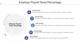 Employer Payroll Taxes Percentage In Powerpoint And Google Slides Cpb