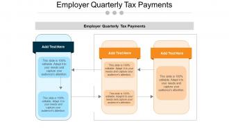 Employer Quarterly Tax Payments Ppt Powerpoint Presentation Inspiration Cpb