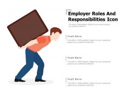 Employer roles and responsibilities icon