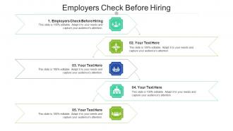 Employers check before hiring ppt powerpoint presentation gallery styles cpb