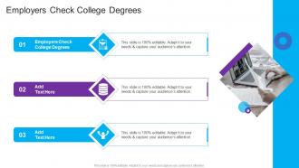 Employers Check College Degrees In Powerpoint And Google Slides Cpb
