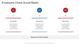 Employers Check Social Media In Powerpoint And Google Slides Cpb