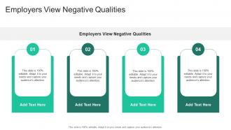 Employers View Negative Qualities In Powerpoint And Google Slides Cpb