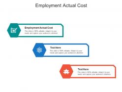 Employment actual cost ppt powerpoint presentation styles grid cpb