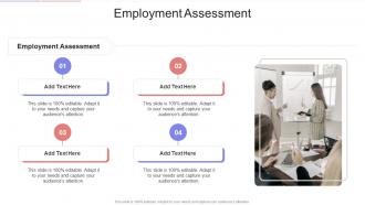 Employment Assessment In Powerpoint And Google Slides Cpb