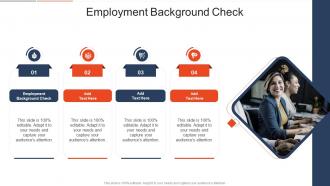 Employment Background Check In Powerpoint And Google Slides Cpb
