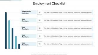 Employment Checklist In Powerpoint And Google Slides Cpb