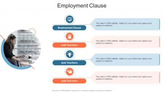 Employment Clause In Powerpoint And Google Slides Cpb