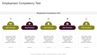Employment Competency Test In Powerpoint And Google Slides Cpb