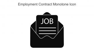 Employment Contract Monotone Icon In Powerpoint Pptx Png And Editable Eps Format