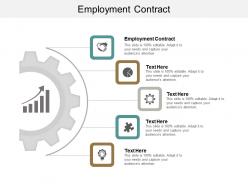 Employment contract ppt powerpoint presentation gallery inspiration cpb