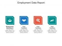 Employment data report ppt powerpoint presentation layouts smartart cpb