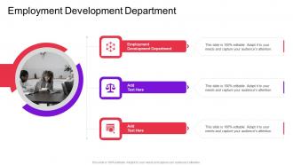 Employment Development Department In Powerpoint And Google Slides Cpb