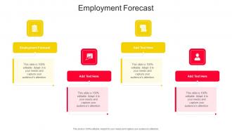 Employment Forecast In Powerpoint And Google Slides Cpb