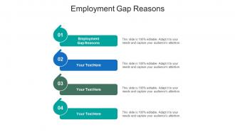 Employment gap reasons ppt powerpoint presentation ideas infographic template cpb