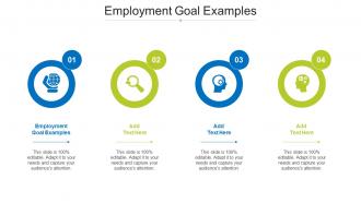 Employment Goal Examples Ppt Powerpoint Presentation Professional Cpb
