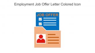 Employment Job Offer Letter Colored Icon In Powerpoint Pptx Png And Editable Eps Format
