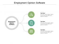 Employment opinion software ppt powerpoint tips cpb