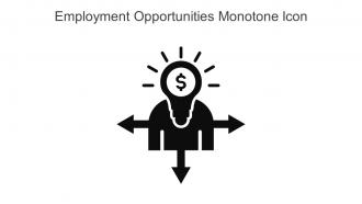 Employment Opportunities Monotone Icon In Powerpoint Pptx Png And Editable Eps Format
