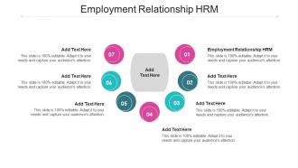 Employment Relationship HRM Ppt Powerpoint Presentation Styles Objects Cpb